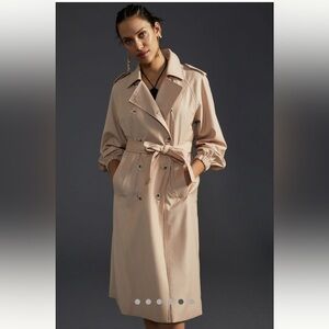 Greylin Soft Twill Tan Trench Coat